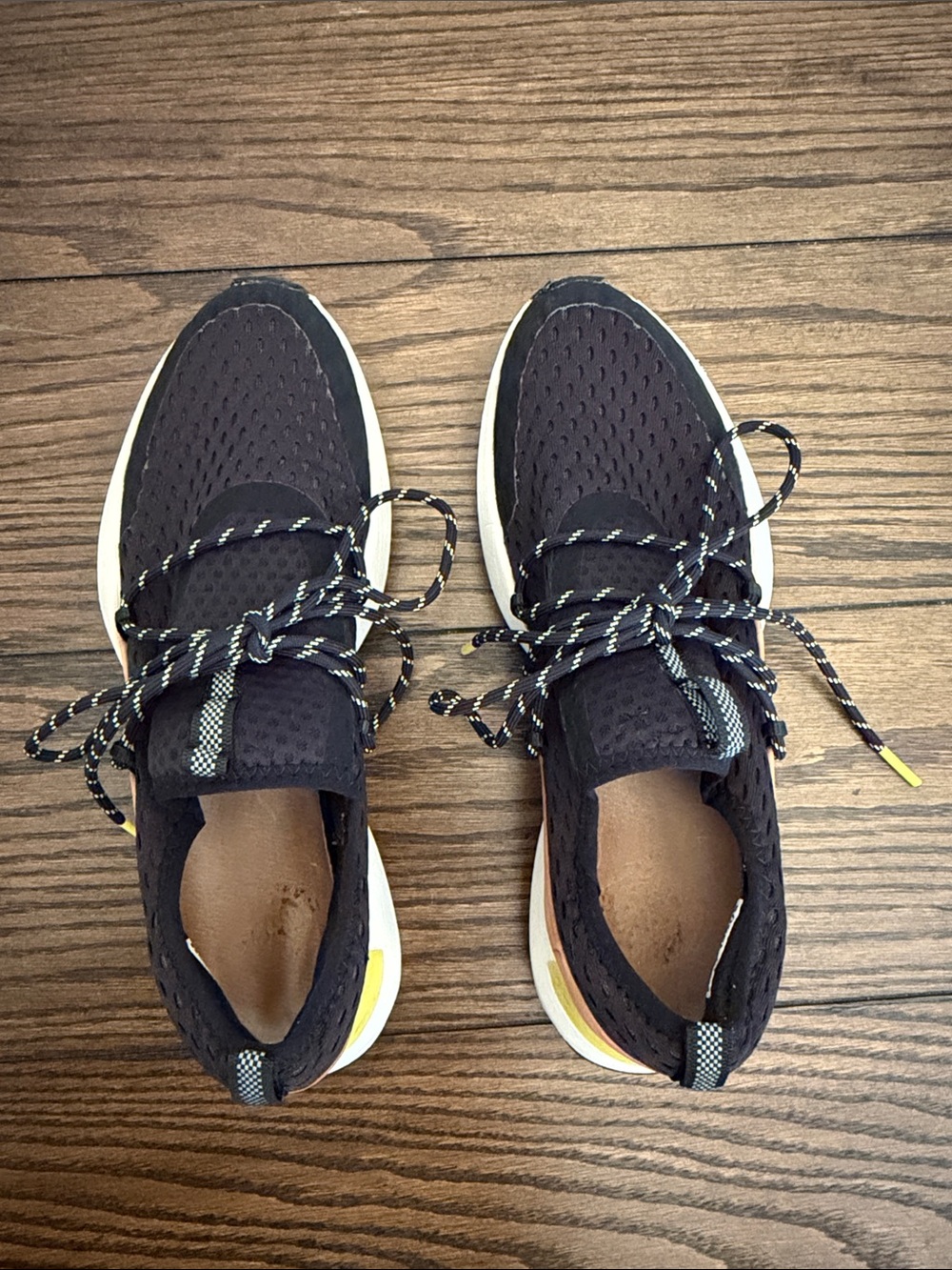 Sorel Women's Black and Rose Gold Sneakers - Picture 2 of 9